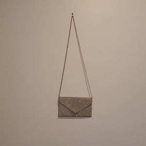 Sparkly Bswagger silver purse